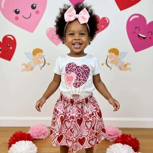 One‑of‑a‑Kind Handmade Toddler Girl Outfits – Valentine Collection